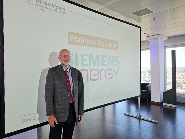 Bernd Nußbickel auf dem German-African Energy Forum