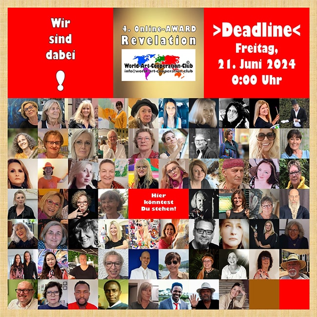 World Art Revelation Flyer: Wir sind dabei, 4. Online-Award Revelation